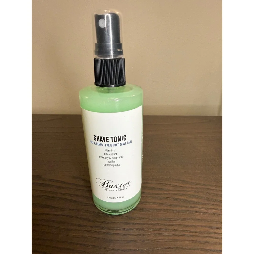 Baxter of California Shave Tonic Pre & Post Shave‎ Care Face Beard Spray 4oz